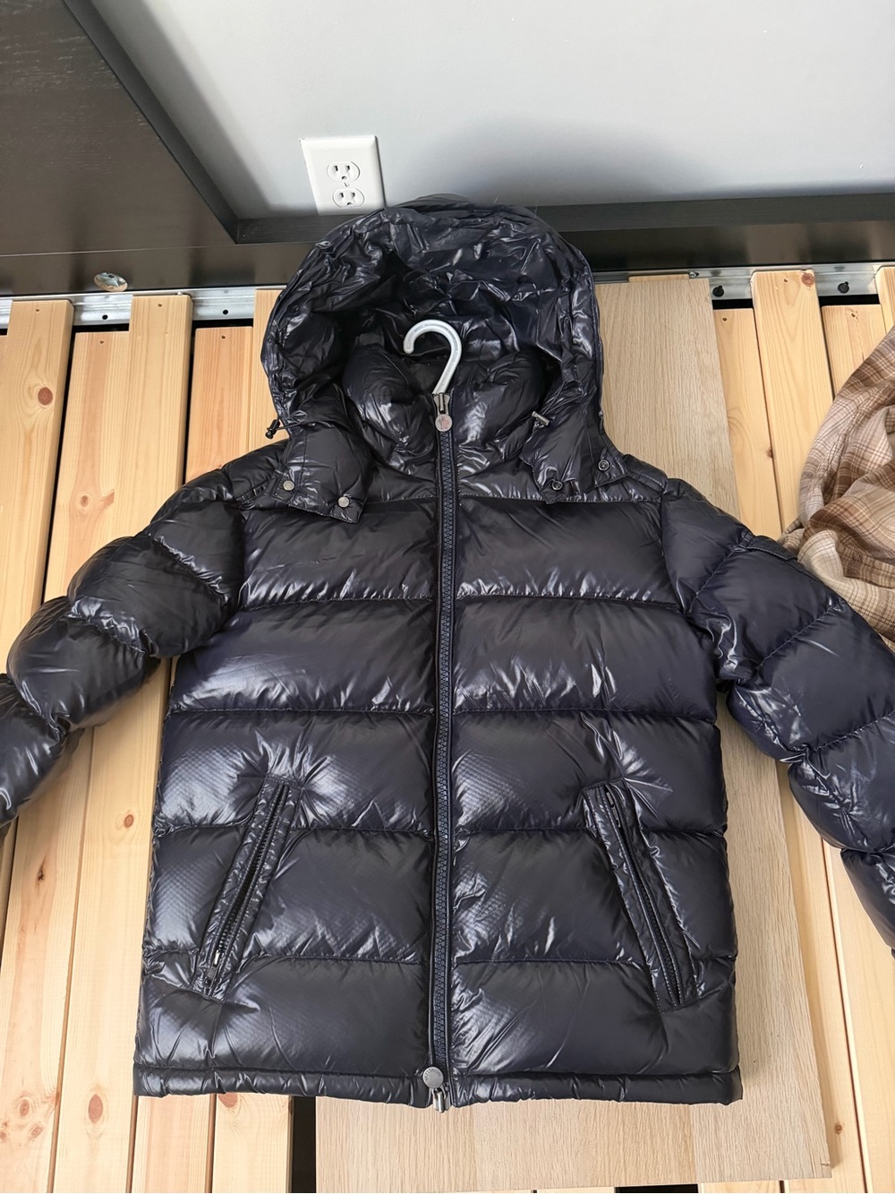 Moncler Men’s Black Quilted Hooded Down Puffer Jacket